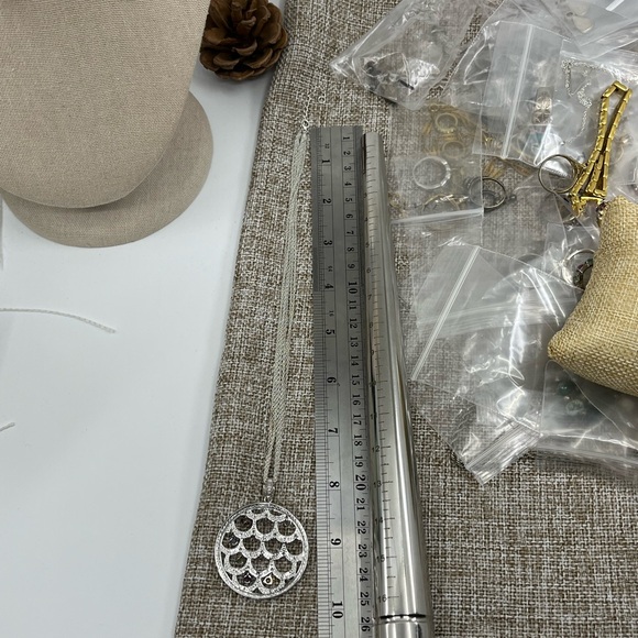 Ross-Simons Sterling Silver Multi-Gemstone Necklace – Vintage Statement Piece - Picture 16 of 17